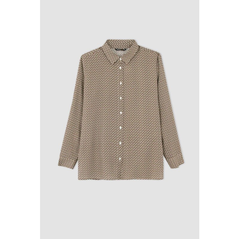 DEFACTO Oversize Fit Long Sleeve Shirt