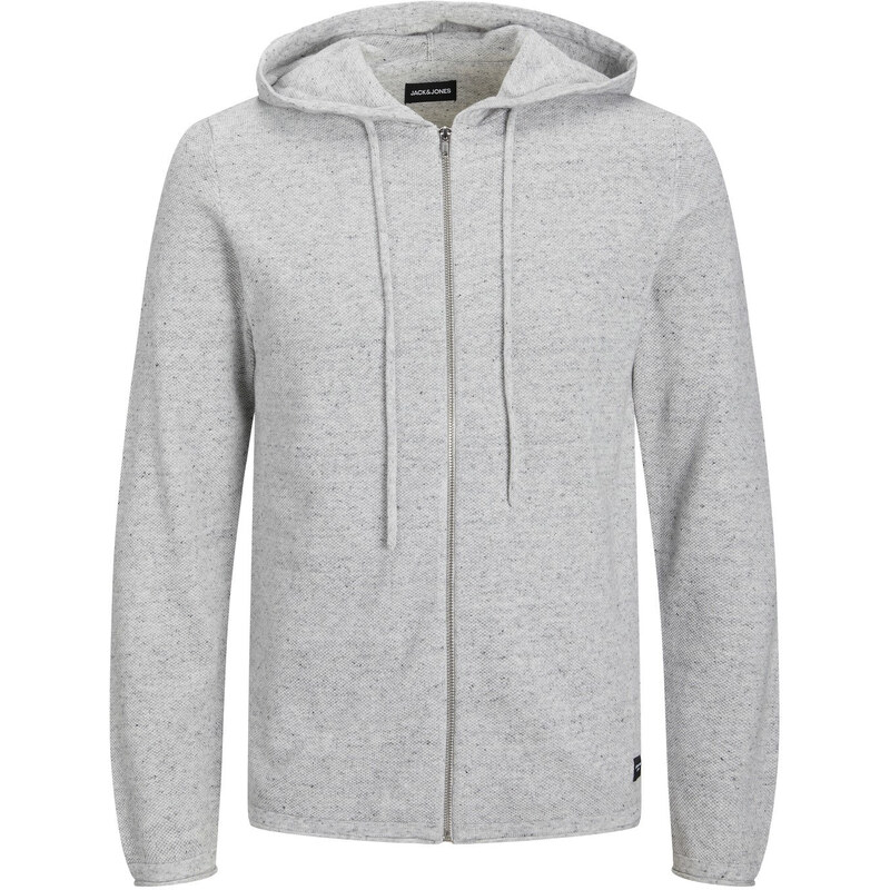 Jack and Jones | Pletený kardigan Hill světle šedý