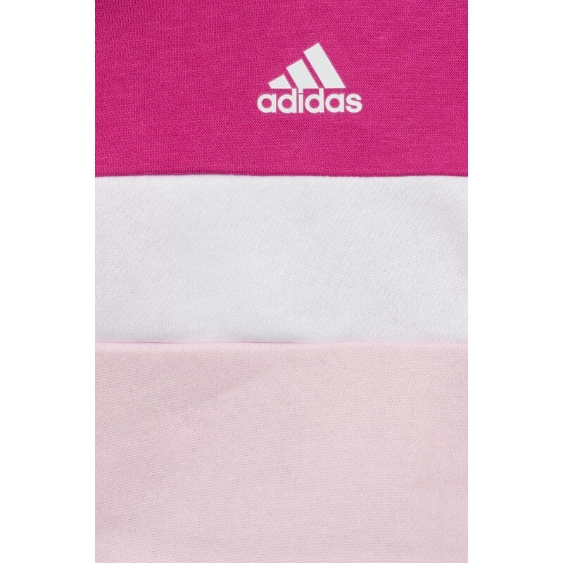 Dětská tepláková souprava adidas růžová barva - GLAMI.cz