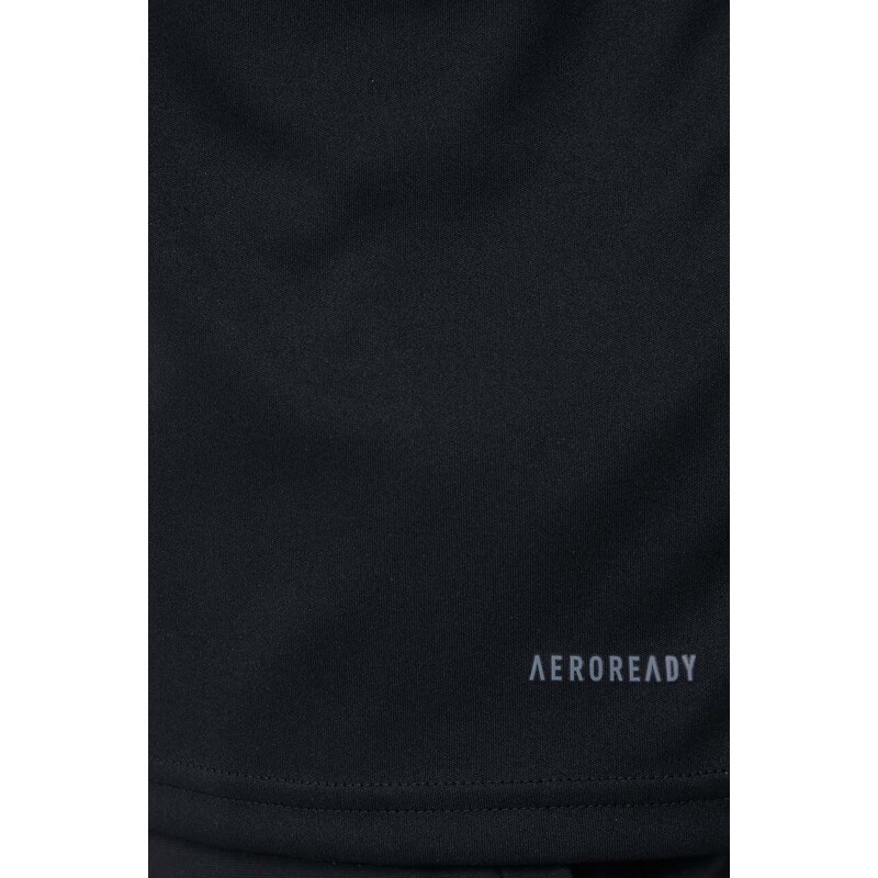 Tréninkové tričko adidas Performance Fortore 23 černá barva, s aplikací, IK5737