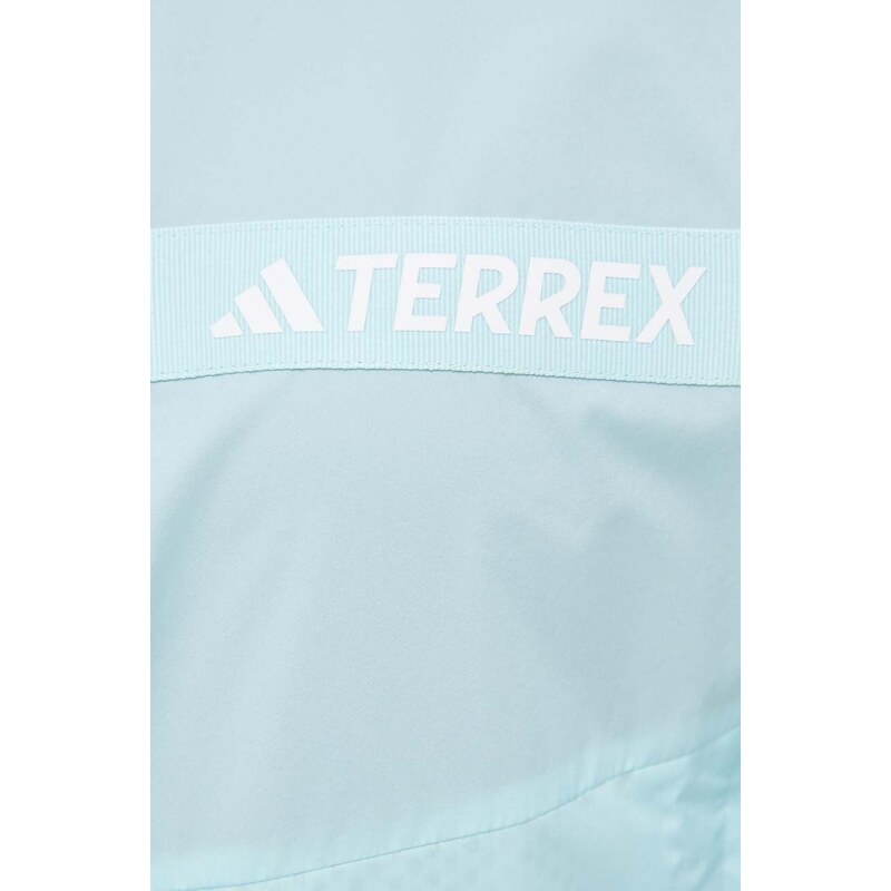 Větrovka adidas TERREX Multi tyrkysová barva
