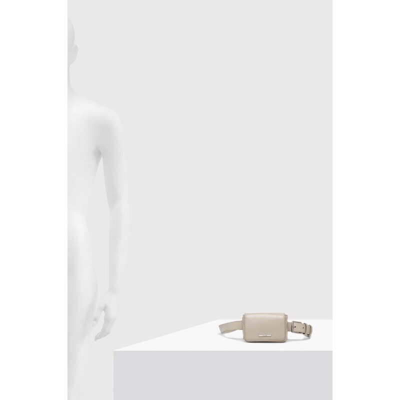 Pásek Calvin Klein šedá barva
