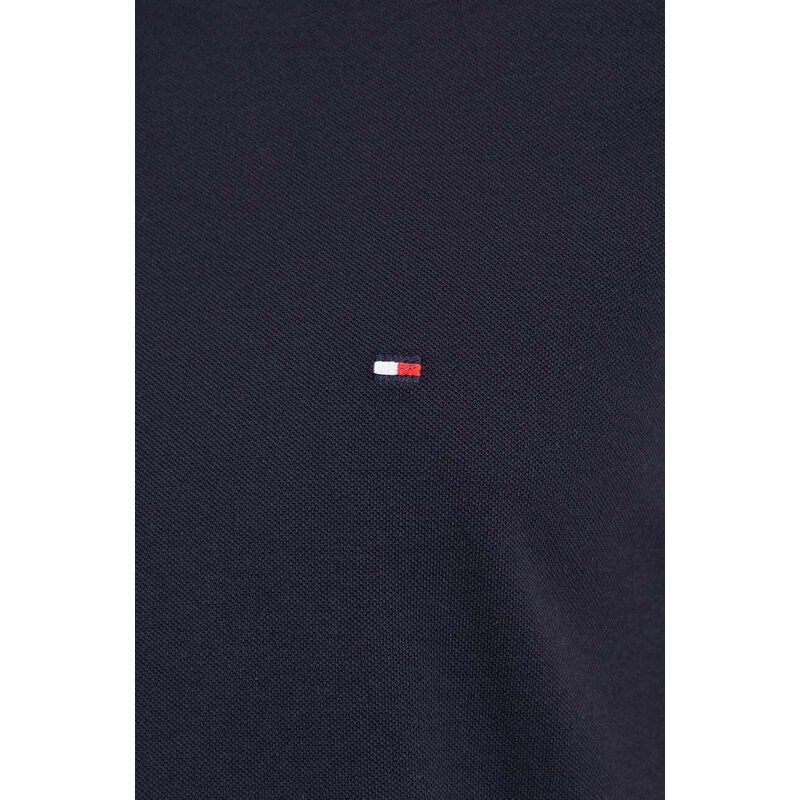 Bavlněné polo tričko Tommy Hilfiger tmavomodrá barva