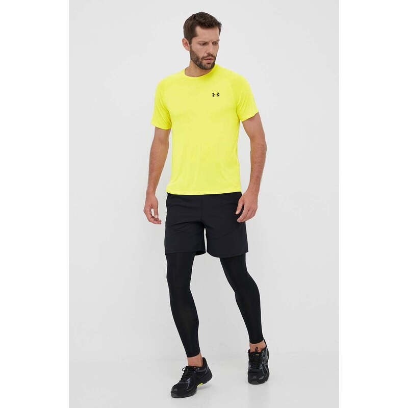 Tréninkové tričko Under Armour žlutá barva, 1326413