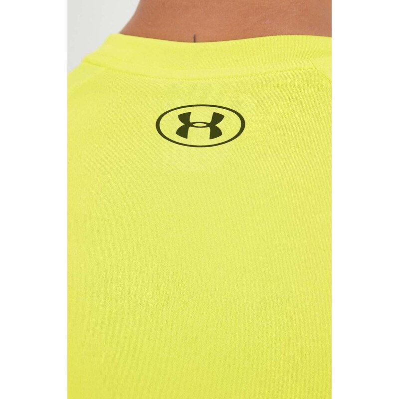Tréninkové tričko Under Armour žlutá barva, 1326413
