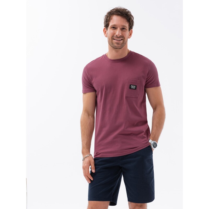 Ombre Men's cotton t-shirt with pocket