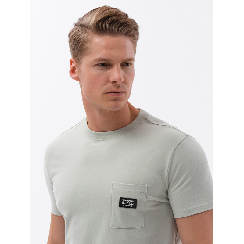 Ombre Men's cotton t-shirt with pocket