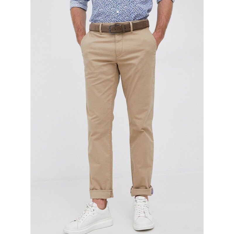 Tommy Hilfiger - Kalhoty Denton Chino Org Str Twill