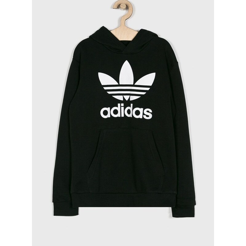 Mikina adidas Originals DV2870 černá barva, s potiskem