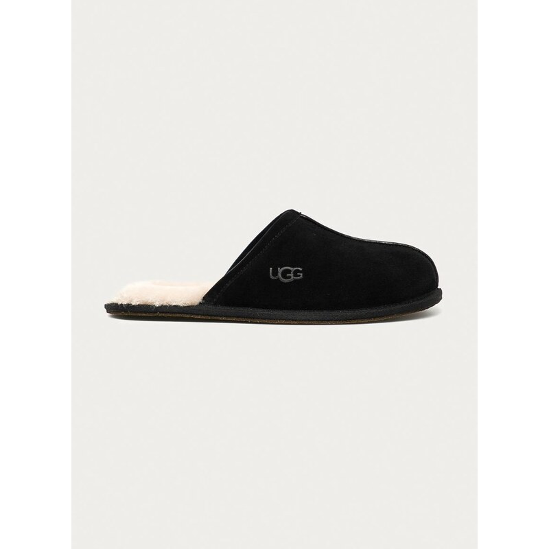 Semišové papuče UGG Scuff 1101111.BLK-BLACK