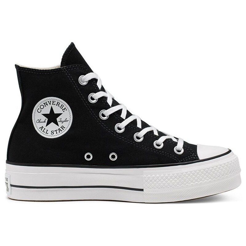 Kecky Converse Chuck Taylor All Star Lift HI dámské, černá barva, 560845C