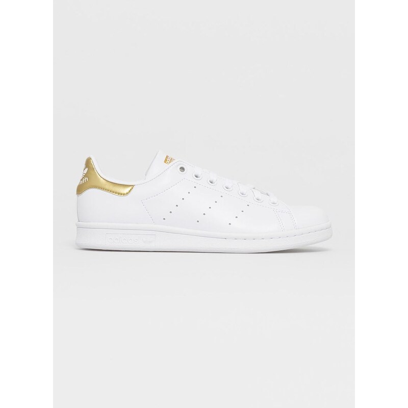 Boty adidas Originals Stan Smith bílá barva, na plochém podpatku, G58184