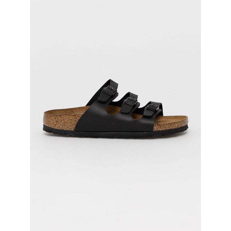 Pantofle Birkenstock dámské, černá barva, 53013-Schwarz
