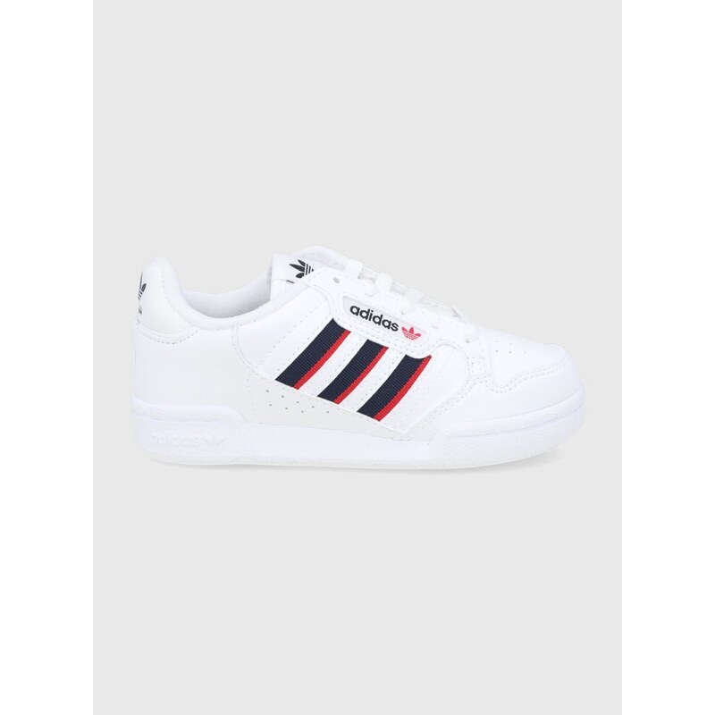 Dětské boty adidas Originals S42611 bílá barva - GLAMI.cz