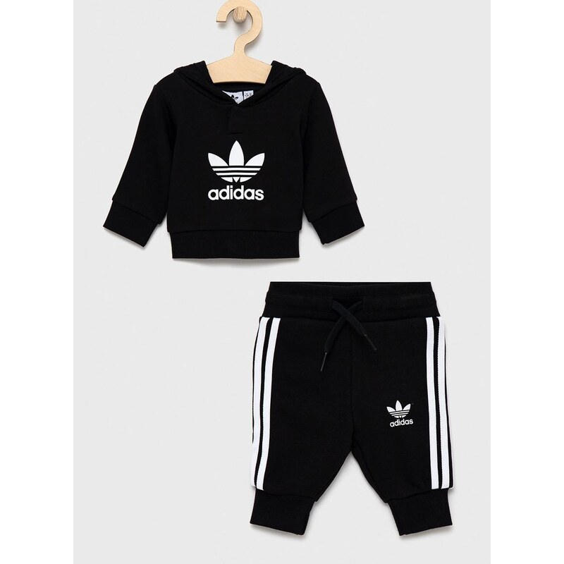 Dětská tepláková souprava adidas Originals H25218 černá barva