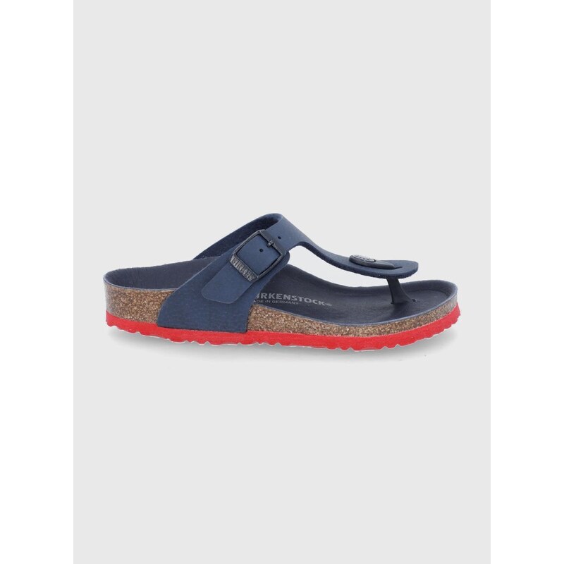 Dětské žabky Birkenstock tmavomodrá barva