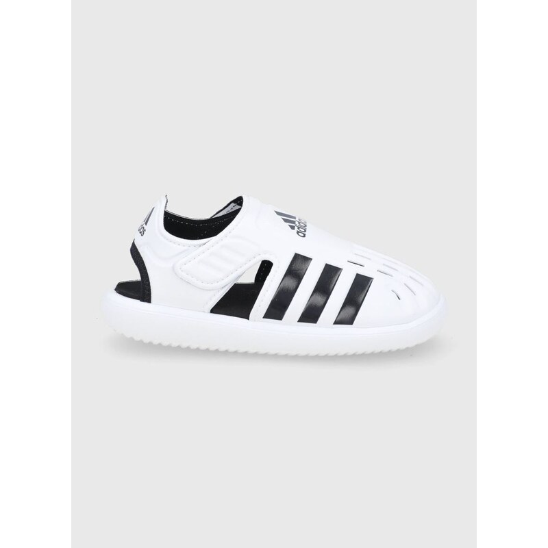 Dětské sandály adidas GW0387 bílá barva