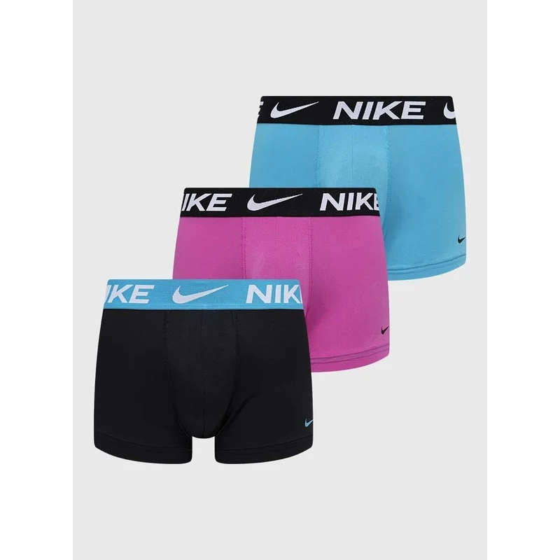Boxerky Nike 3-pack pánské, růžová barva - GLAMI.cz