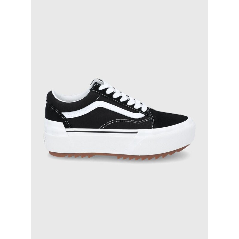 Tenisky Vans UA Old Skool Stacked dámské, černá barva, VN0A4U155ZN1-BLACK