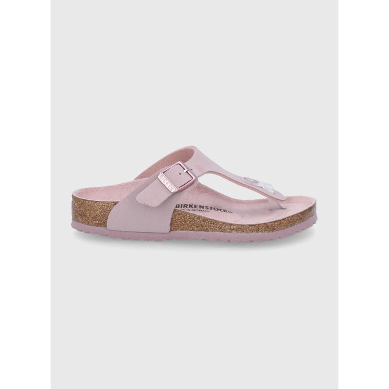 Dětské žabky Birkenstock fialová barva