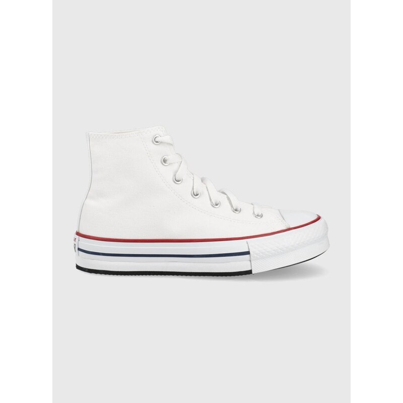 Dětské tenisky Converse Chuck Taylor All Star Lift dámské, bílá barva, 272856C-White.Garn