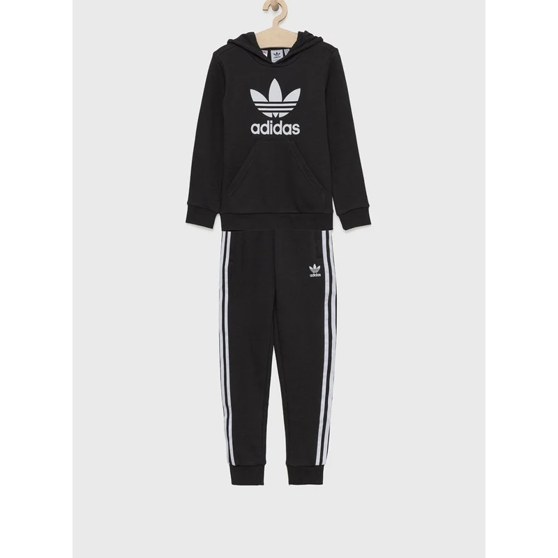 H25253 Dětská tepláková souprava adidas Originals H25253 černá barva - GLAMI.cz