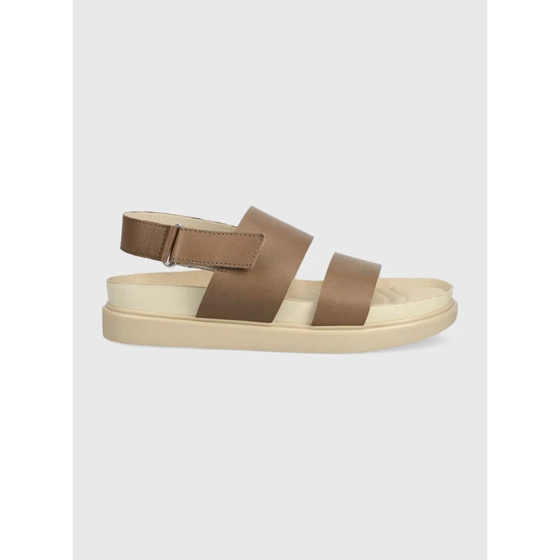 Kožené sandály Vagabond Shoemakers Erin dámské, hnědá barva, na platformě -  GLAMI.cz
