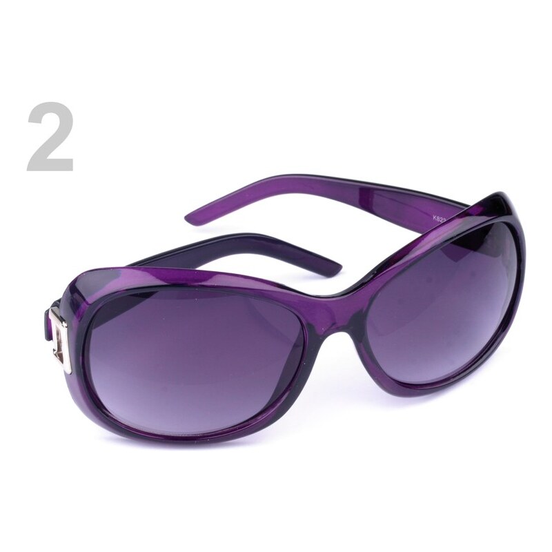 Sluneční brýle dámské (1 ks) - 2 fialová lilková Stoklasa