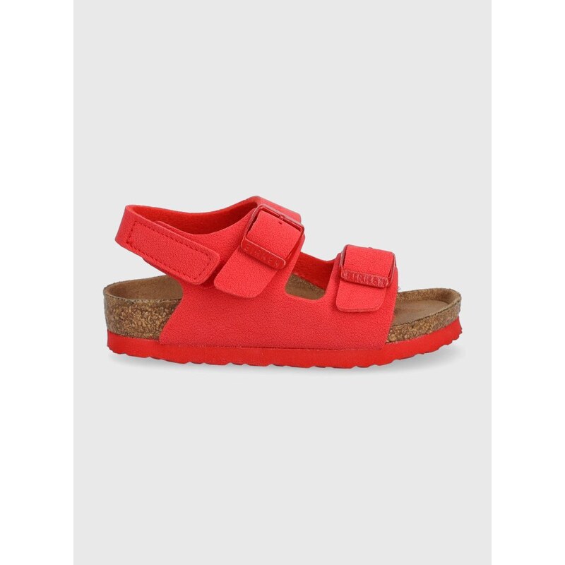 Dětské sandály Birkenstock červená barva