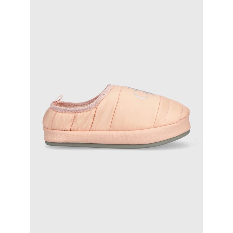 Pantofle Calvin Klein Jeans Home Slipper Wn růžová barva