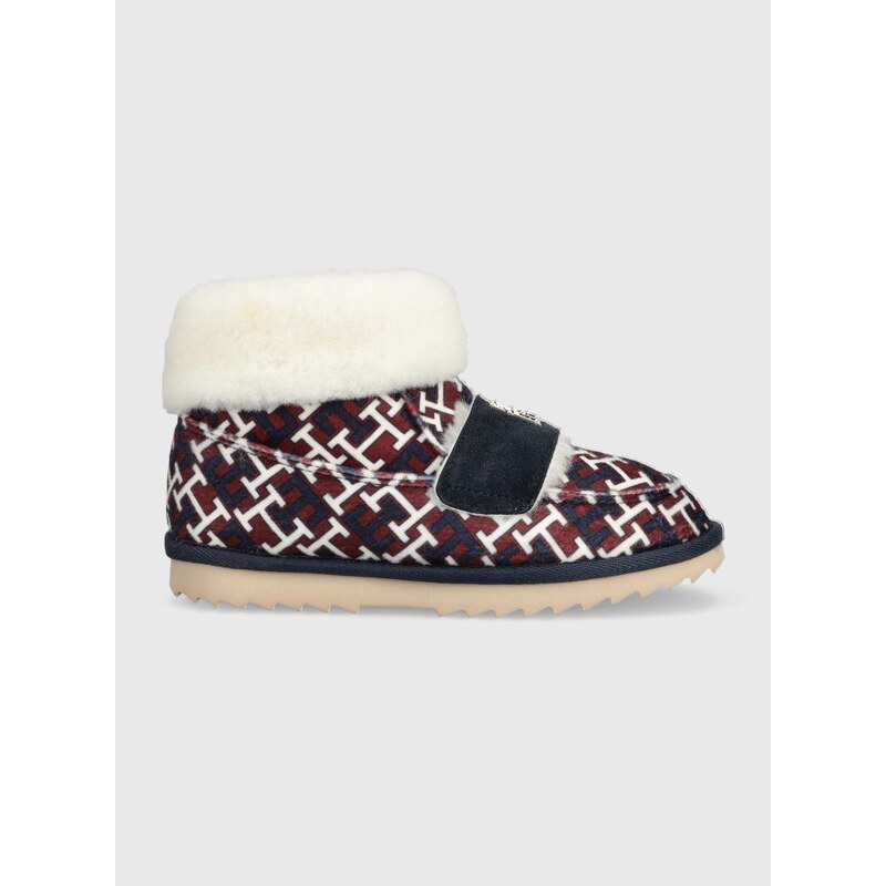 Pantofle Tommy Hilfiger Boot Slipper Monogram