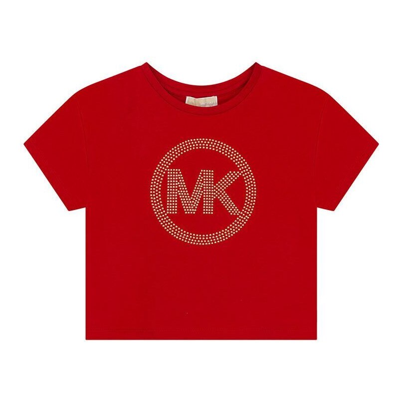 Dětské tričko Michael Kors červená barva