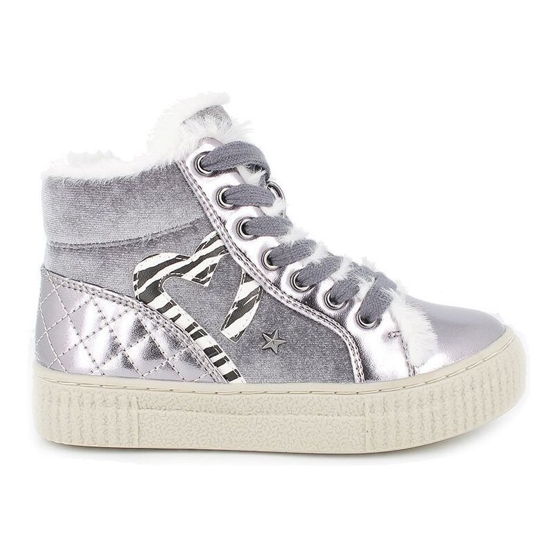 Dětské sneakers boty Primigi stříbrná barva