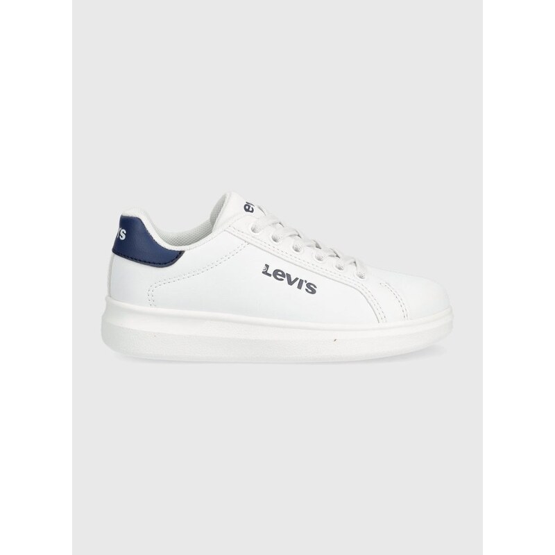 Dětské sneakers boty Levi's bílá barva