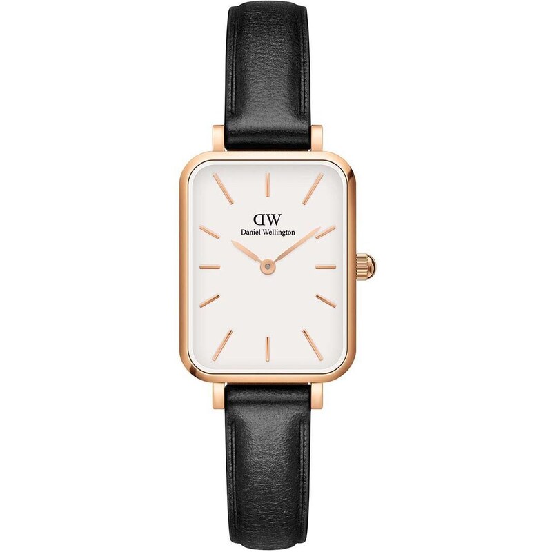 Hodinky Daniel Wellington Quadro Pressed růžová barva