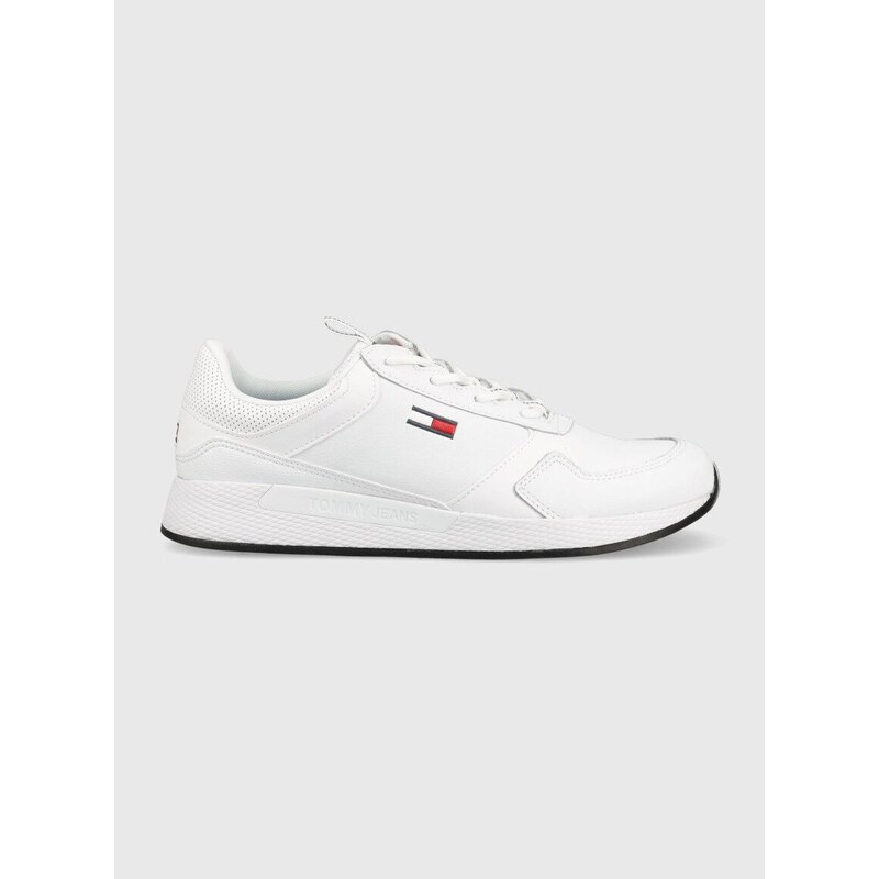 Sneakers boty Tommy Jeans Tommy Jeans Flexi Runner Ess bílá barva