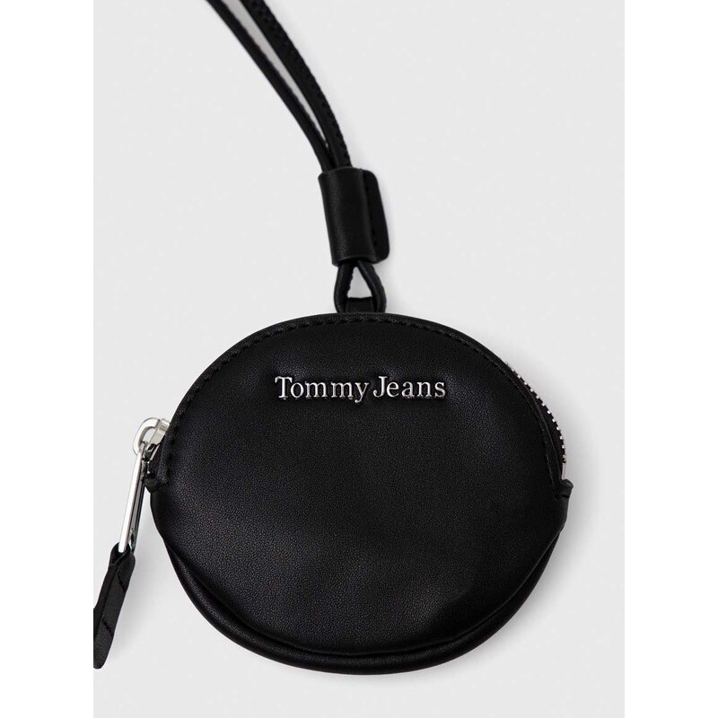 Peněženka Tommy Jeans černá barva