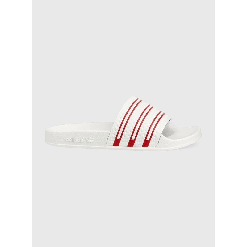 Pantofle adidas Originals pánské, bílá barva - GLAMI.cz