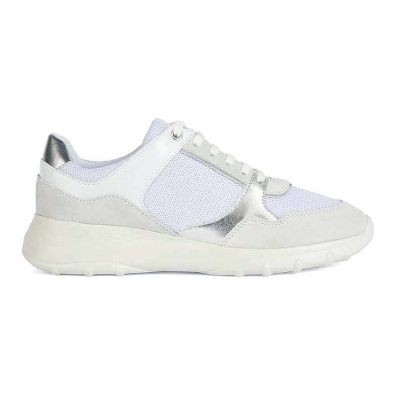 Sneakers boty Geox D ALLENIEE A bílá barva, D35LPA 0AS22 C1352