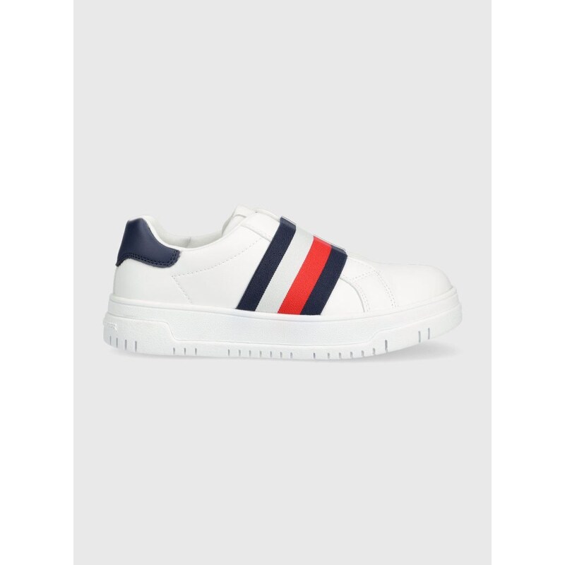 Dětské sneakers boty Tommy Hilfiger bílá barva