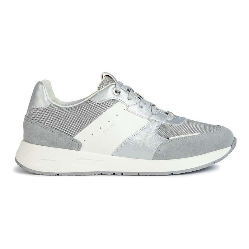 Sneakers boty Geox D BULMYA A šedá barva, D25NQA 014AJ C1355