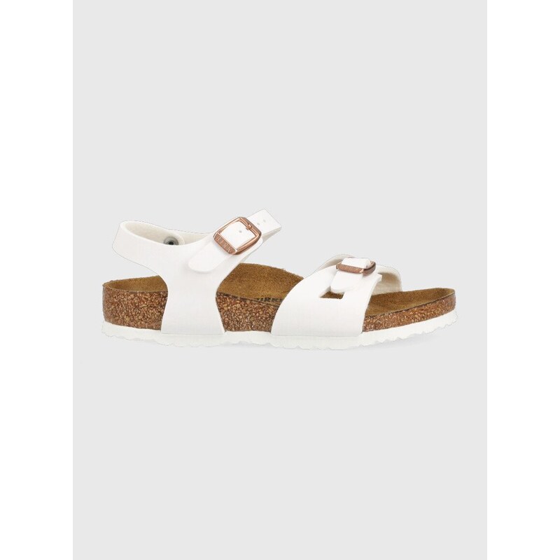 Dětské sandály Birkenstock Rio bílá barva