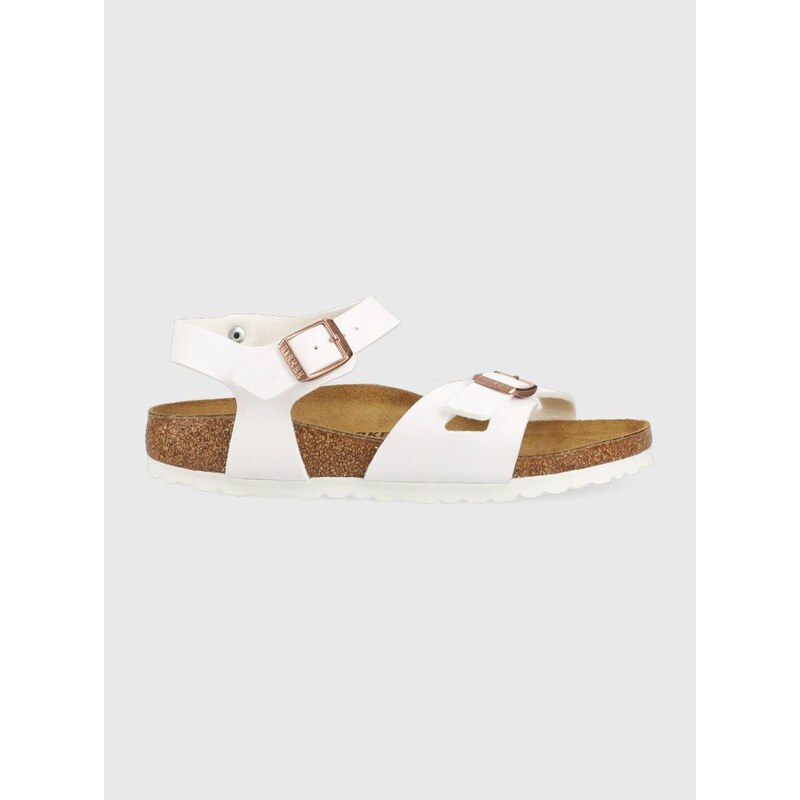 Dětské sandály Birkenstock Rio bílá barva