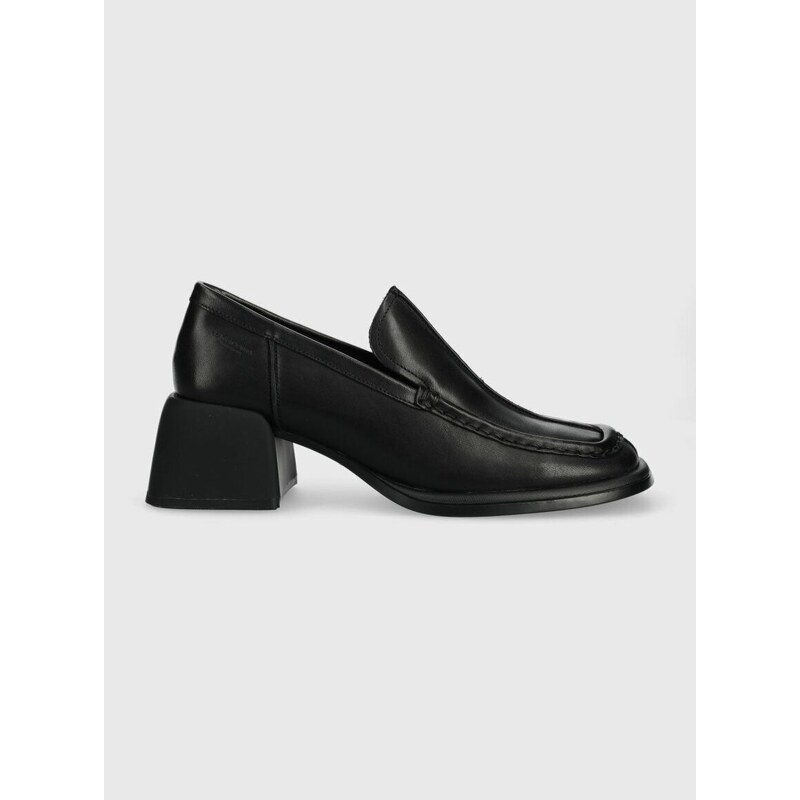 Kožené lodičky Vagabond Shoemakers Ansie dámské, černá barva, na podpatku, 5545.101.20