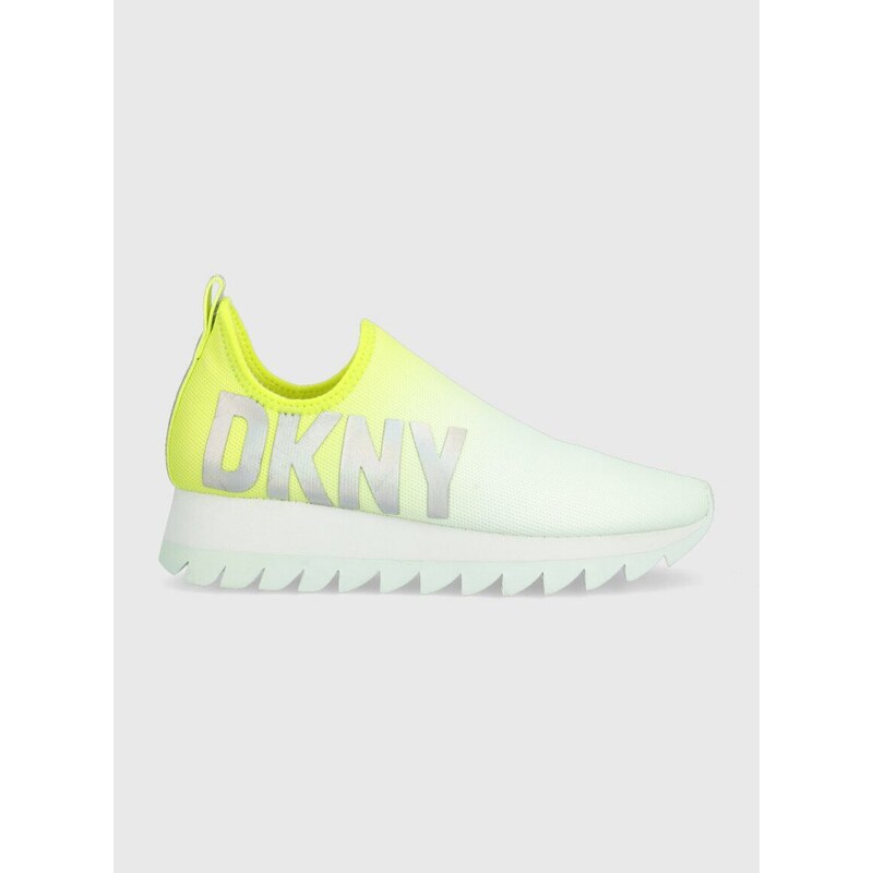 Sneakers boty Dkny AZER zelená barva, K4273491