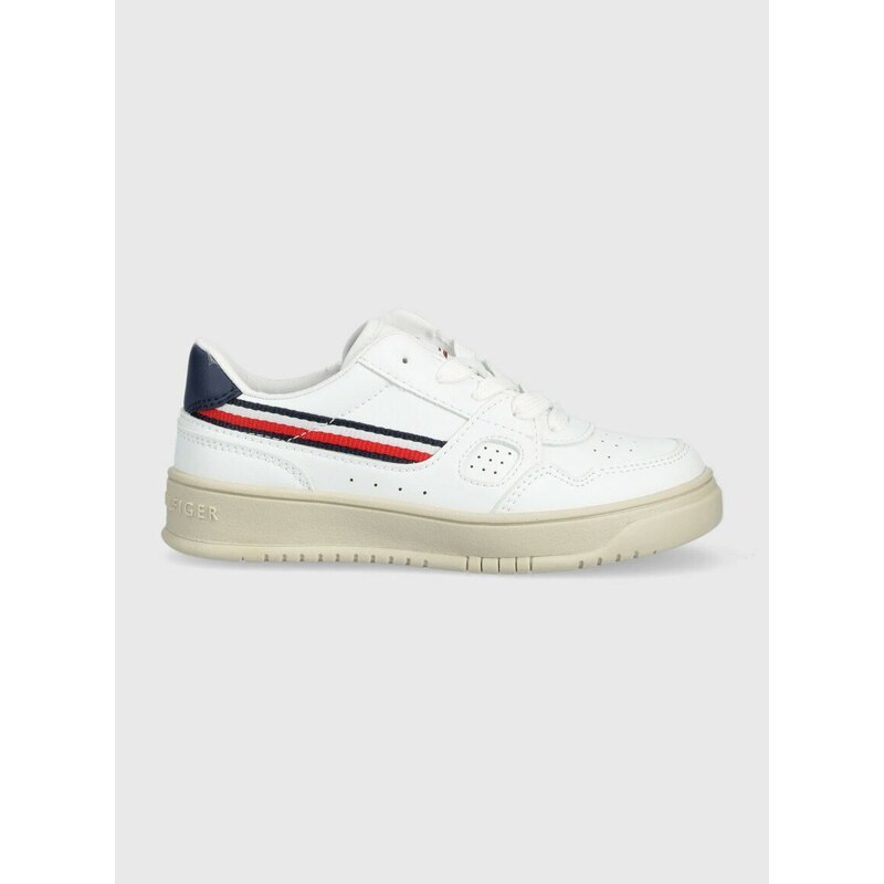 Dětské sneakers boty Tommy Hilfiger bílá barva