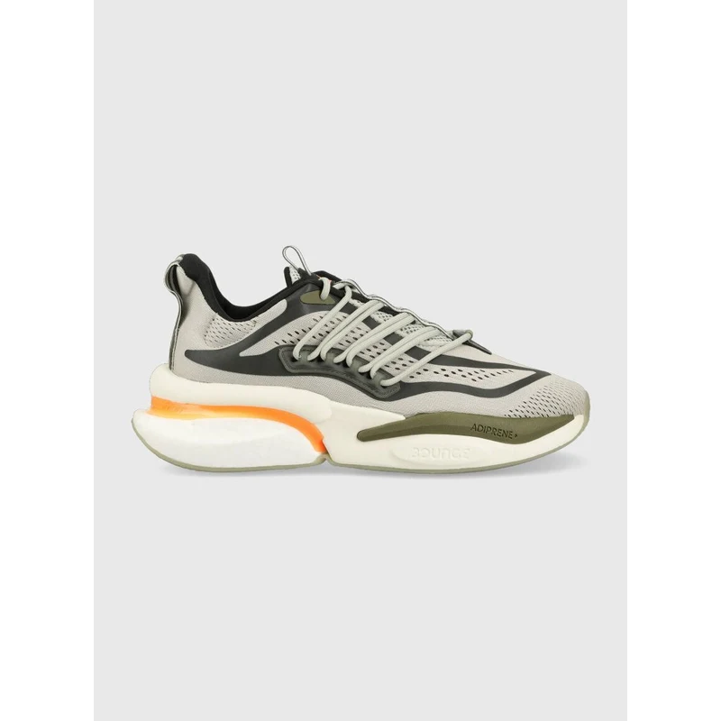 Běžecké boty adidas AlphaBoost V1 šedá barva - GLAMI.cz