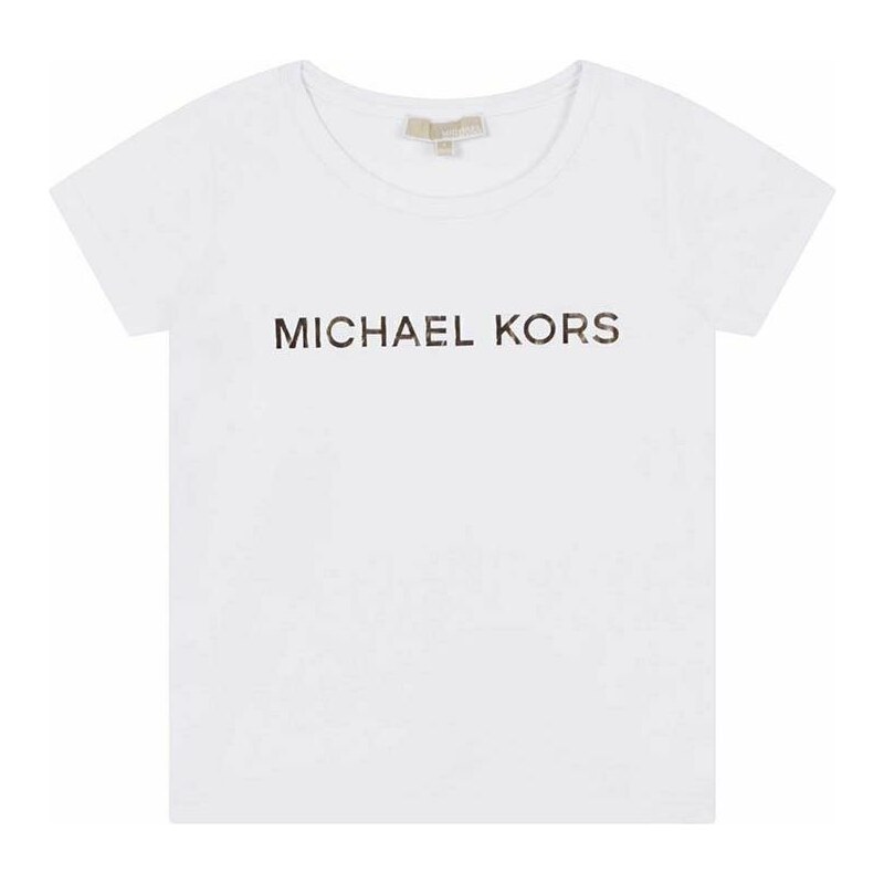 Dětské tričko Michael Kors bílá barva
