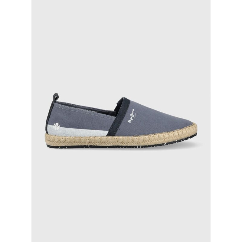 Espadrilky Pepe Jeans TOURIST tmavomodrá barva, PMS10312