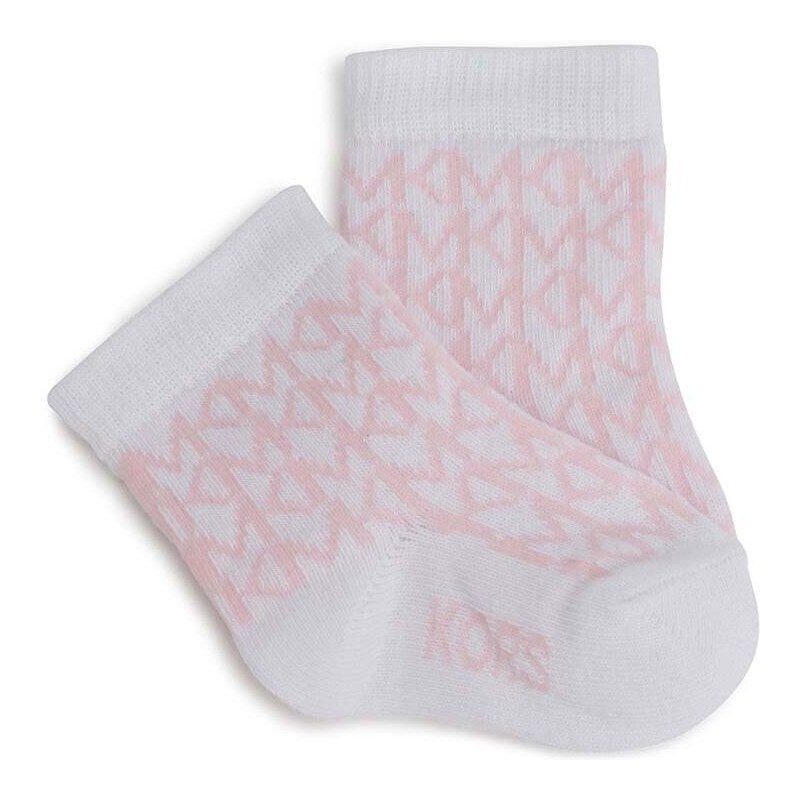 Dětské ponožky Michael Kors 4-pack bílá barva